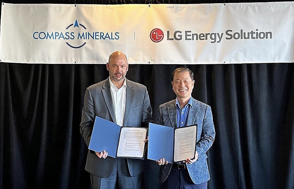 LG Energy Solution partners with Compass Minerals to enhance steady flow of supply chain 